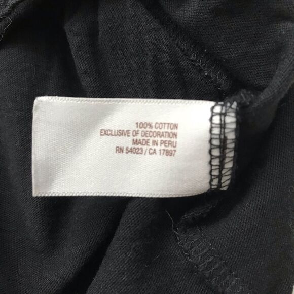 Old Navy NYC Heart Black & Beige Crewneck Long Sleeve T-Shirt M - Picture 3 of 4